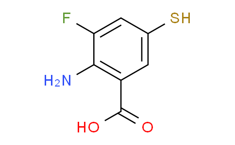 CAS No. 1824581-74-9, 2-amino-3-fluoro-5-sulfanylbenzoic acid