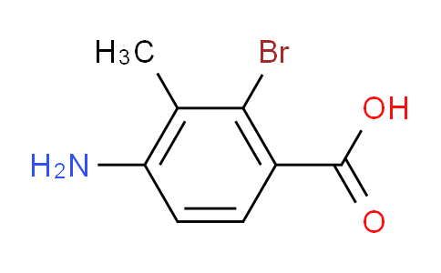 CAS No. 2090316-78-0, 4-amino-2-bromo-3-methylbenzoic acid