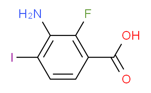 CAS No. 2090318-87-7, 3-amino-2-fluoro-4-iodobenzoic acid