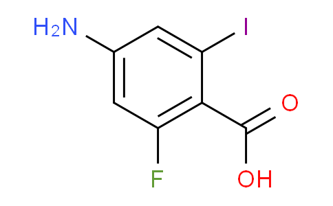CAS No. 2090319-18-7, 4-amino-2-fluoro-6-iodobenzoic acid