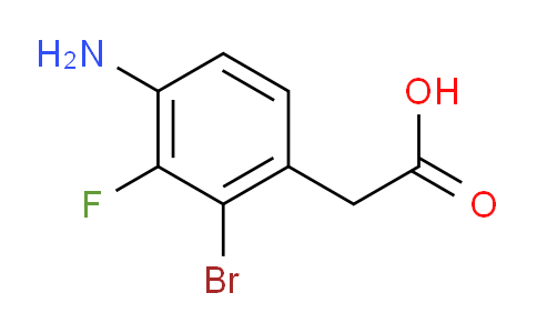 CAS No. 2090957-58-5, 2-(4-amino-2-bromo-3-fluorophenyl)acetic acid