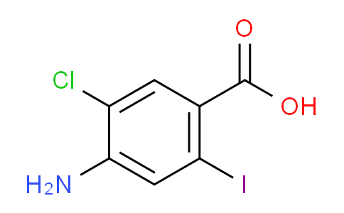 CAS No. 2091057-74-6, 4-amino-5-chloro-2-iodobenzoic acid
