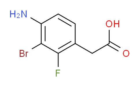 CAS No. 2091578-42-4, 2-(4-amino-3-bromo-2-fluorophenyl)acetic acid