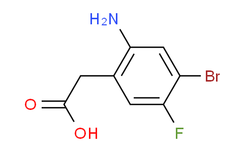 CAS No. 2092608-63-2, 2-(2-amino-4-bromo-5-fluorophenyl)acetic acid