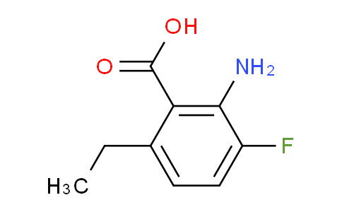 CAS No. 2167510-81-6, 2-amino-6-ethyl-3-fluorobenzoic acid