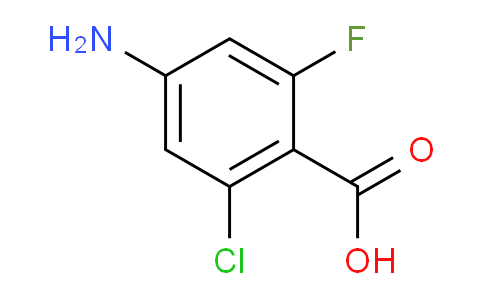 CAS No. 2169228-97-9, 4-amino-2-chloro-6-fluorobenzoic acid