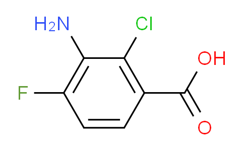 CAS No. 2169455-27-8, 3-amino-2-chloro-4-fluorobenzoic acid