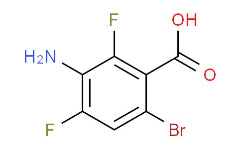 CAS No. 2384408-75-5, 3-amino-6-bromo-2,4-difluorobenzoic acid