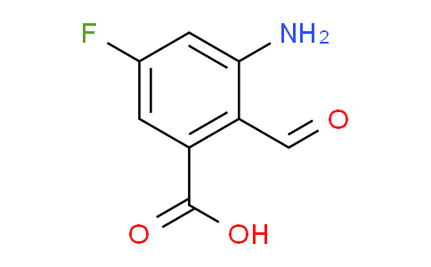 CAS No. 2387172-88-3, 3-amino-5-fluoro-2-formylbenzoic acid