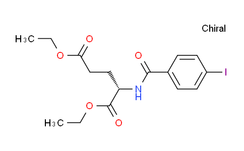 CAS No. 116387-21-4, diethyl (2S)-2-[(4-iodobenzoyl)amino]pentanedioate