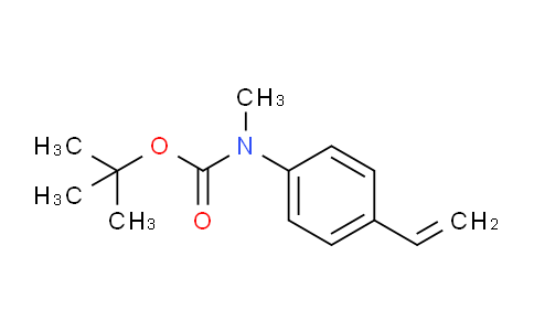 CAS No. 937183-61-4, tert-butyl N-(4-ethenylphenyl)-N-methylcarbamate