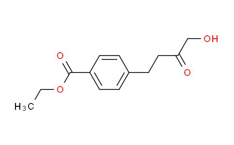 CAS No. 151864-82-3, ethyl 4-(4-hydroxy-3-oxobutyl)benzoate