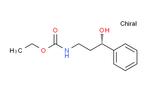 CAS No. 502697-61-2, ethyl N-[(3S)-3-hydroxy-3-phenylpropyl]carbamate
