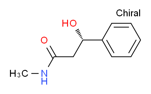 CAS No. 134619-76-4, (3S)-3-hydroxy-N-methyl-3-phenylpropanamide