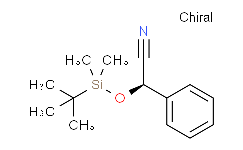CAS No. 120390-75-2, (2R)-2-[(tert-butyldimethylsilyl)oxy]-2-phenylacetonitrile
