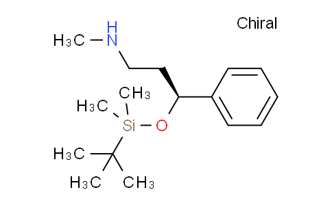 CAS No. 1263429-89-5, [(3S)-3-[(tert-butyldimethylsilyl)oxy]-3-phenylpropyl](methyl)amine