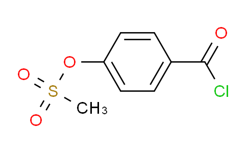 CAS No. 89938-63-6, 4-(carbonochloridoyl)phenyl methanesulfonate