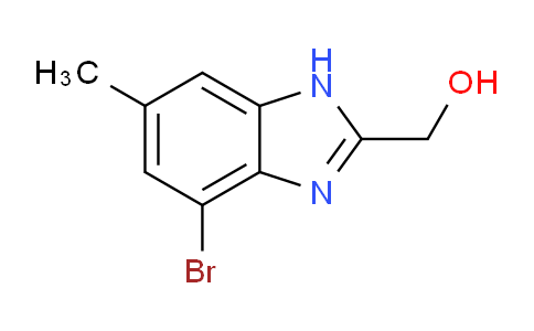 CAS No. 1352519-72-2, 4-Bromo-2-(hydroxymethyl)-6-methylbenzimidazole