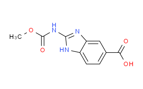 CAS No. 65003-40-9, 2-((Methoxycarbonyl)amino)-1H-benzo[d]imidazole-5-carboxylic acid