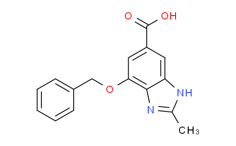CAS No. 942195-83-7, 4-(benzyloxy)-2-methyl-1H-benzo[d]imidazole-6-carboxylic acid