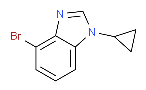 CAS No. 1416714-50-5, 4-bromo-1-cyclopropyl-1H-benzo[d]imidazole
