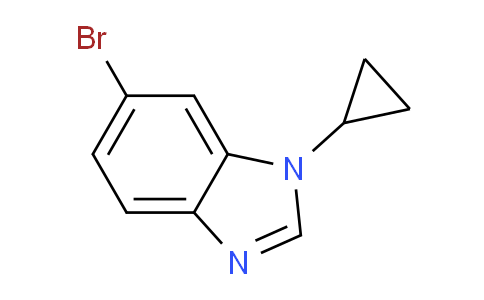 CAS No. 1416713-53-5, 6-bromo-1-cyclopropyl-1H-benzo[d]imidazole