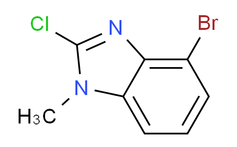 CAS No. 1240610-45-0, 4-bromo-2-chloro-1-methyl-1H-benzo[d]imidazole