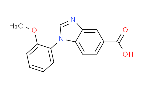 CAS No. 442531-57-9, 1-(2-methoxyphenyl)-1H-benzo[d]imidazole-5-carboxylic acid