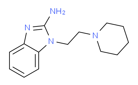 CAS No. 435342-20-4, 1-(2-piperidin-1-ylethyl)-1H-benzimidazol-2-amine