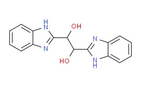 CAS No. 3314-32-7, 1,2-bis(1H-benzimidazol-2-yl)ethane-1,2-diol