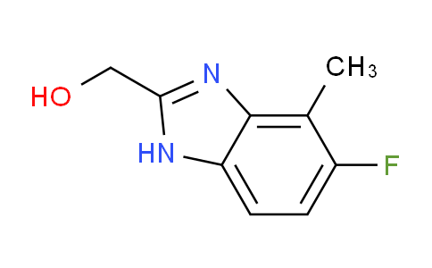 CAS No. 1936068-82-4, 5-Fluoro-2-(hydroxymethyl)-4-methylbenzimidazole