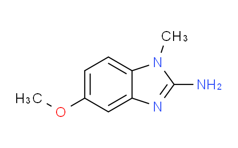 CAS No. 1805-02-3, 2-Amino-5-methoxy-1-methylbenzimidazole