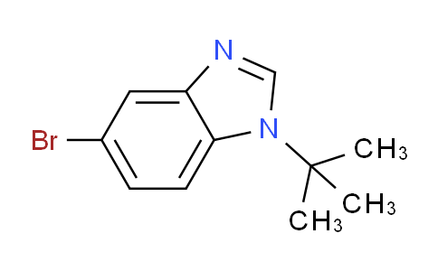 CAS No. 1187386-22-6, 5-bromo-1-(tert-butyl)-1H-benzo[d]imidazole