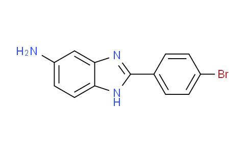 CAS No. 351226-76-1, 2-(4-bromophenyl)-1H-benzo[d]imidazol-5-amine