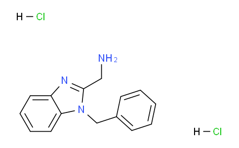 CAS No. 20028-34-6, (1-benzyl-1H-benzo[d]imidazol-2-yl)methanamine dihydrochloride