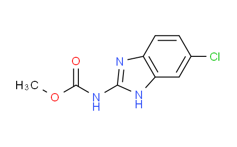 CAS No. 20367-38-8, methyl (6-chloro-1H-benzo[d]imidazol-2-yl)carbamate