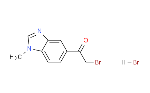 CAS No. 944450-78-6, 2-bromo-1-(1-methyl-1H-benzo[d]imidazol-5-yl)ethan-1-one hydrobromide