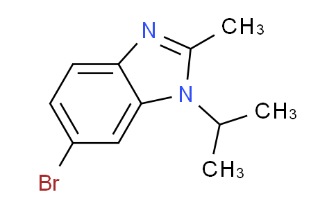 CAS No. 1038408-36-4, 6-bromo-1-isopropyl-2-methyl-1H-benzo[d]imidazole