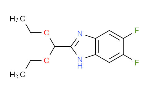 CAS No. 958863-36-0, 2-(diethoxymethyl)-5,6-difluoro-1H-benzo[d]imidazole
