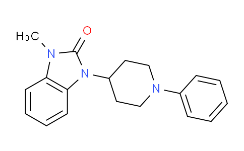 CAS No. 521177-46-8, 1-methyl-3-(1-phenylpiperidin-4-yl)-1,3-dihydro-2H-benzo[d]imidazol-2-one