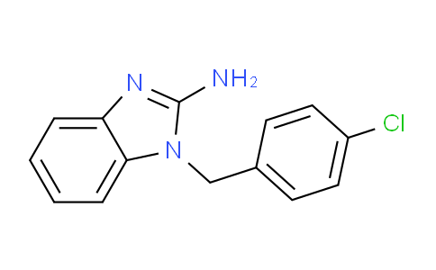 CAS No. 109635-38-3, 1-(4-Chlorophenylmethyl)-2-aminobenzimidazole