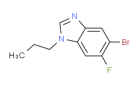 CAS No. 1261940-19-5, 5-Bromo-6-fluoro-1-propyl-1H-benzo[d]imidazole