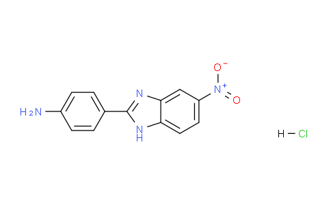 CAS No. 1385694-71-2, 4-(6-Nitro-1H-benzo[d]imidazol-2-yl)aniline hydrochloride
