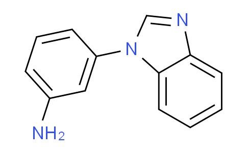 CAS No. 220495-45-4, 3-(1H-benzo[d]imidazol-1-yl)aniline
