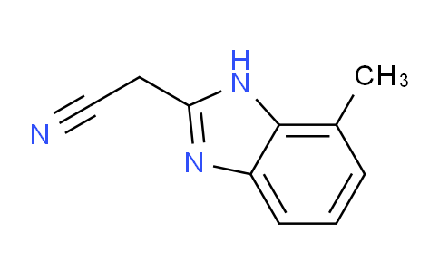CAS No. 55025-38-2, 2-(7-methyl-1H-benzo[d]imidazol-2-yl)acetonitrile