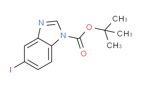 CAS No. 705262-62-0, tert-butyl 5-iodo-1H-benzo[d]imidazole-1-carboxylate