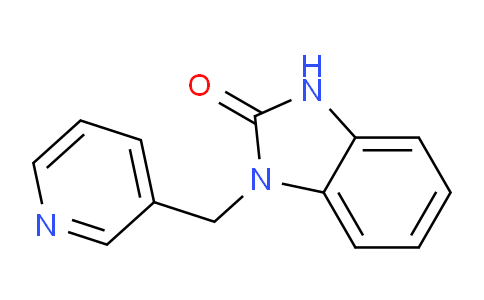 CAS No. 73933-54-7, 1-(pyridin-3-ylmethyl)-1,3-dihydro-2H-benzo[d]imidazol-2-one