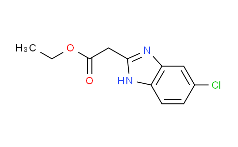 CAS No. 83520-64-3, Ethyl (5-chloro-1H-benzimidazol-2-yl)acetate