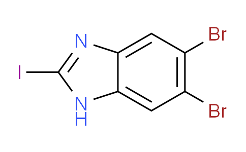 CAS No. 885270-95-1, 5,6-Dibromo-2-iodo-1H-benzoimidazole