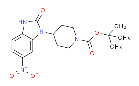 CAS No. 889942-01-2, tert-butyl 4-(6-nitro-2-oxo-2,3-dihydro-1H-benzo[d]imidazol-1-yl)piperidine-1-carboxylate
